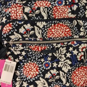 Vera Bradley Weekender Travel Bag- Red, White, and Blossom